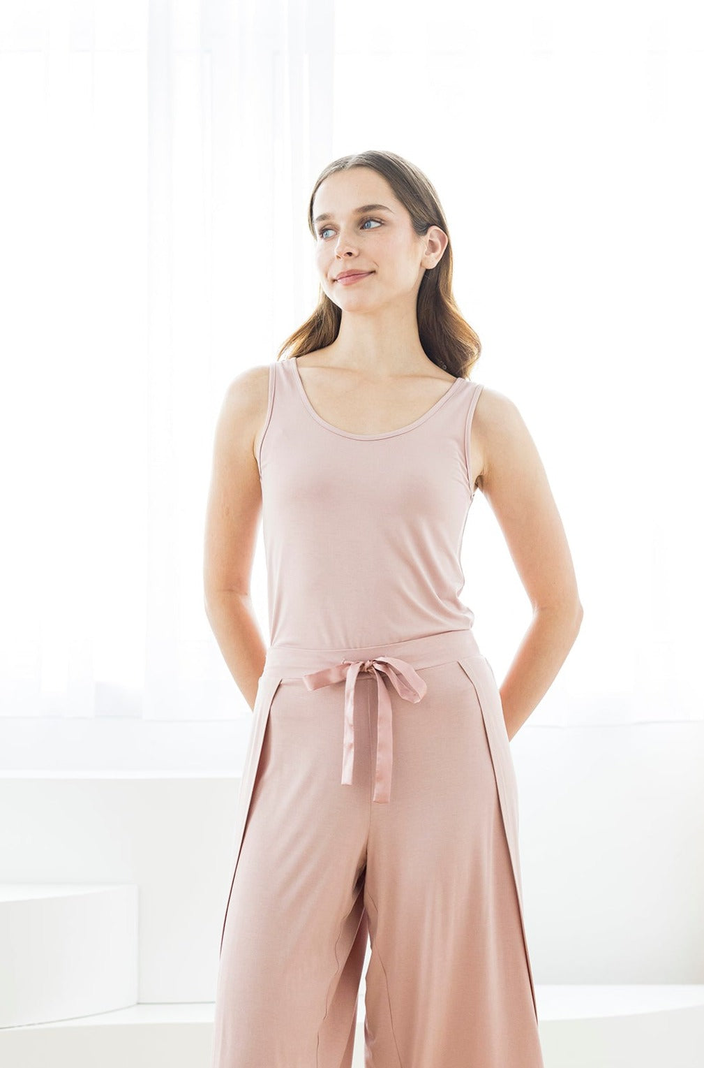 Lounge Tank Top in Delicate Rose