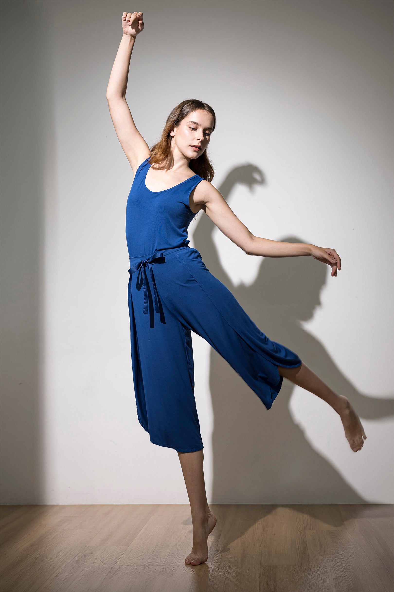 Barre-to-Bed Lounge Pants in Sunset Blue