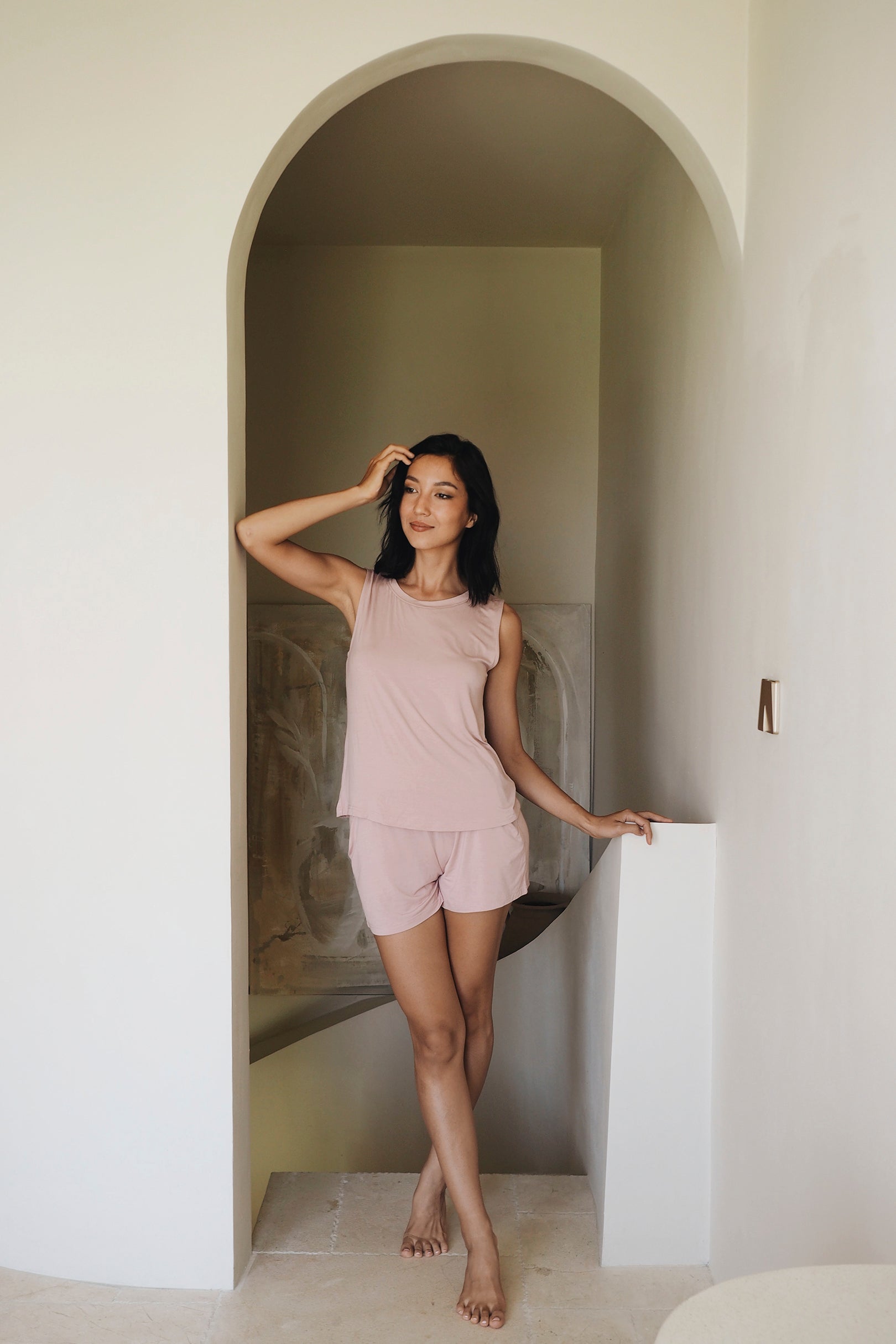 Offline Tank Top in Delicate Rose