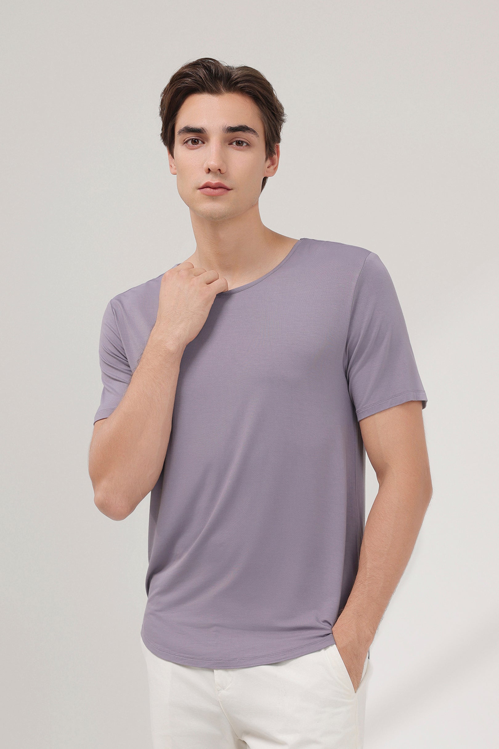 Men's Ice-Cool Lounge Tee in Purple Haze